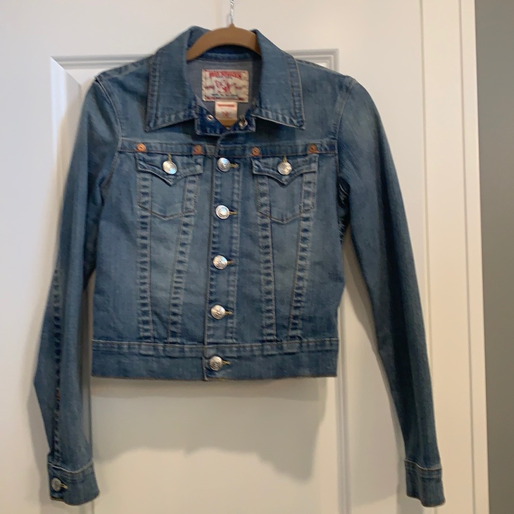 True Religion jean jacket.